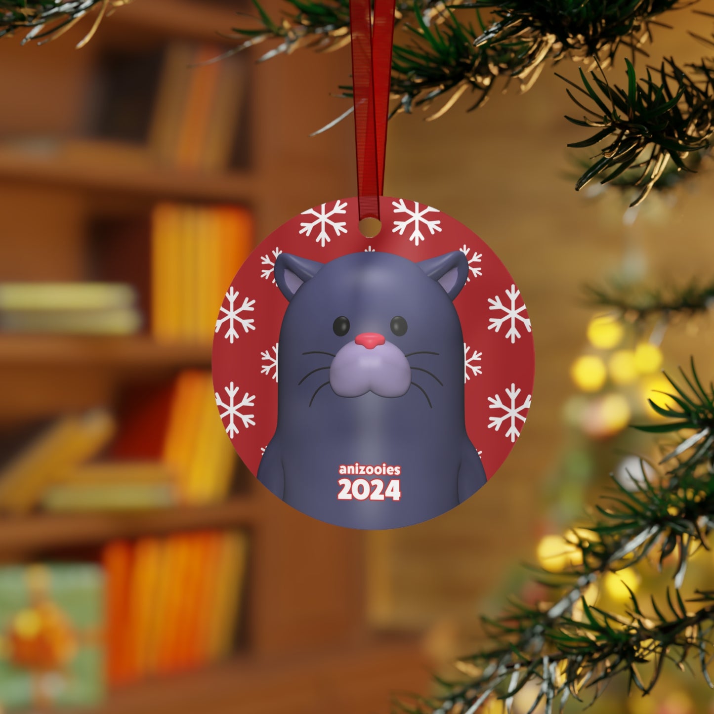 Portia Nightshade – Metal Christmas Ornament