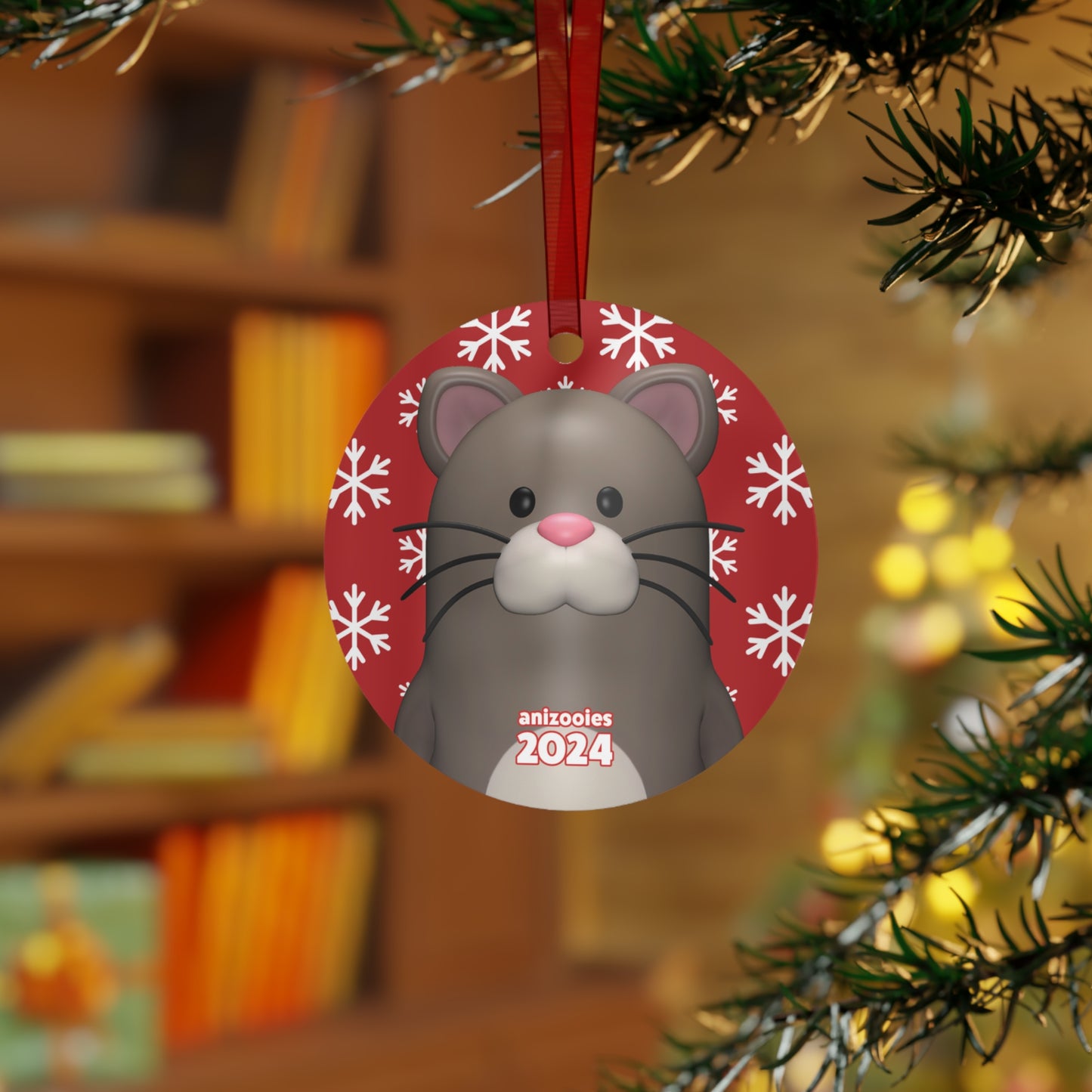 Maya Moonbeam – Metal Christmas Ornament