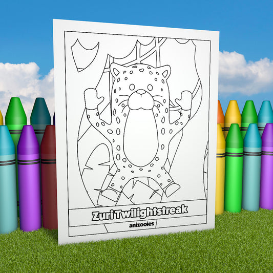 Zuri Twilightstreak Coloring Page