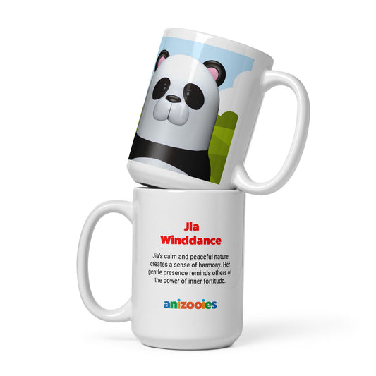 Jia Winddance – White Glossy Mug