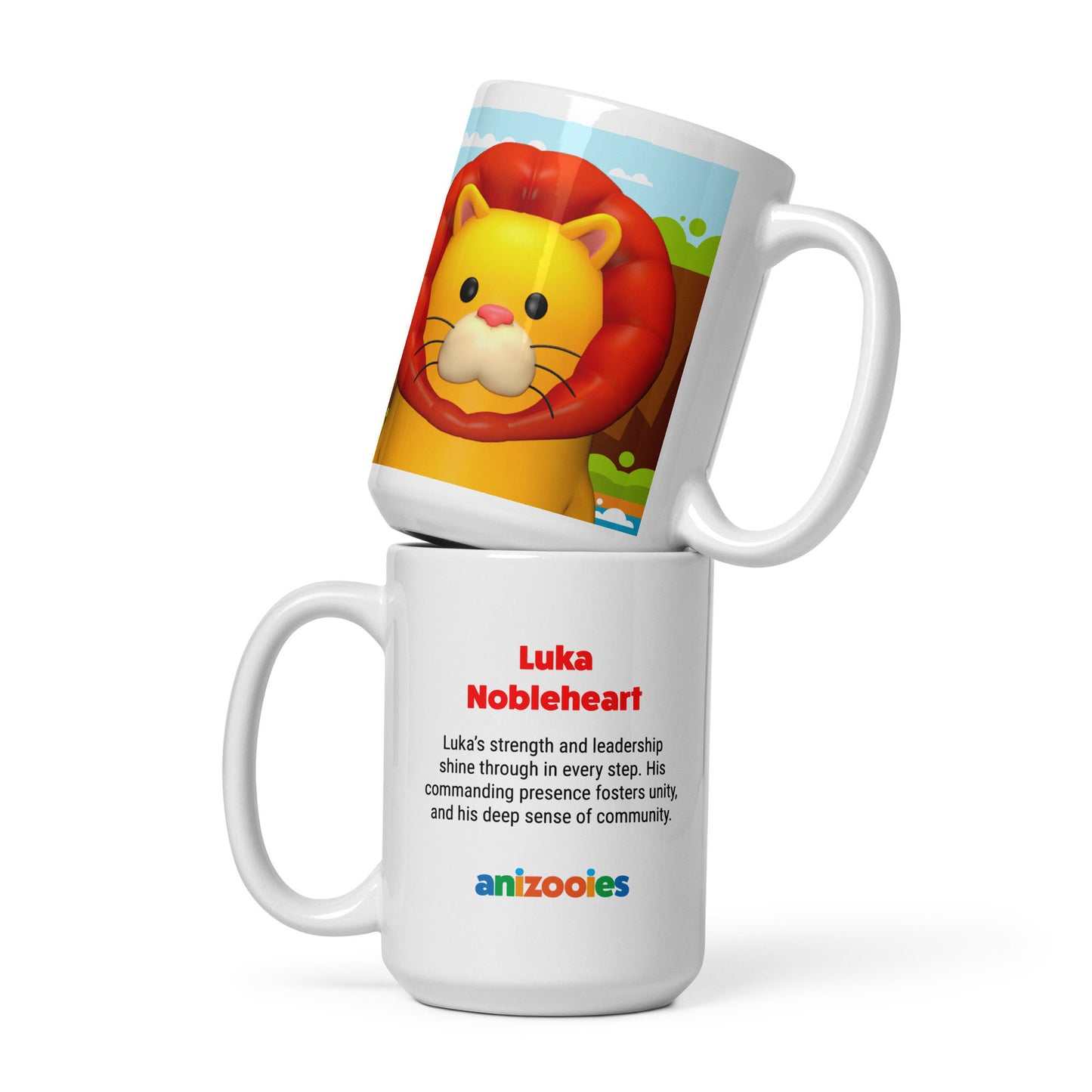 Luka Nobleheart – White Glossy Mug