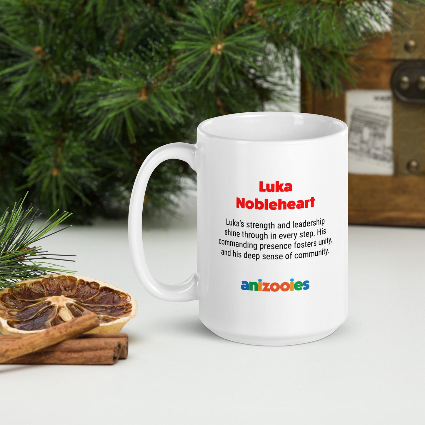 Luka Nobleheart – White Glossy Mug