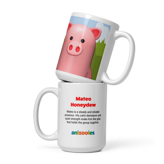 Mateo Honeydew – White Glossy Mug