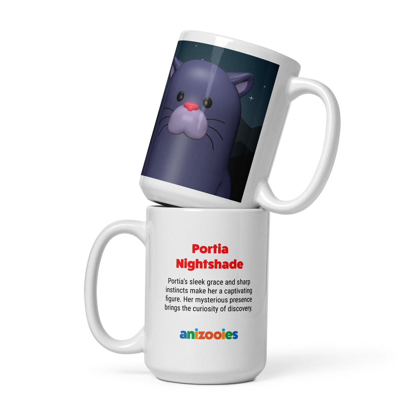 Portia Nightshade – White Glossy Mug